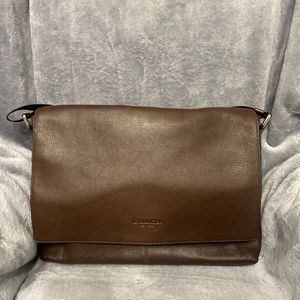 Coach Men’s Messenger Leather Bag Mahogany